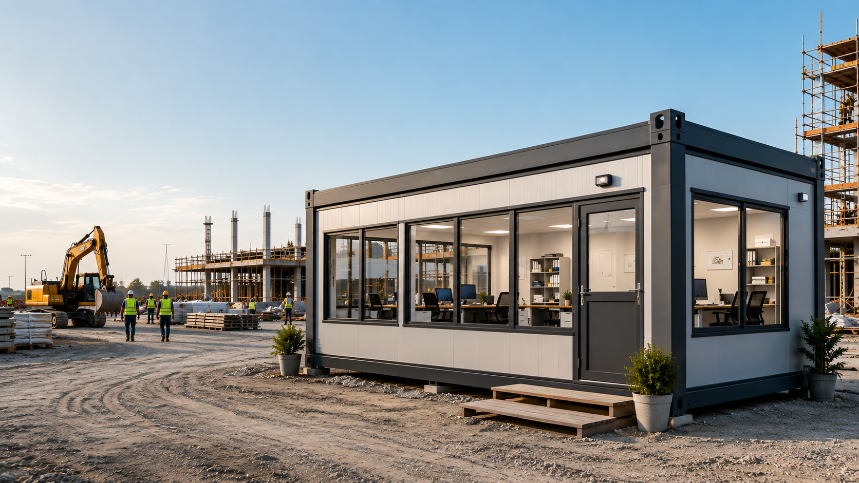 Rectangular Portable Engineers Cabin